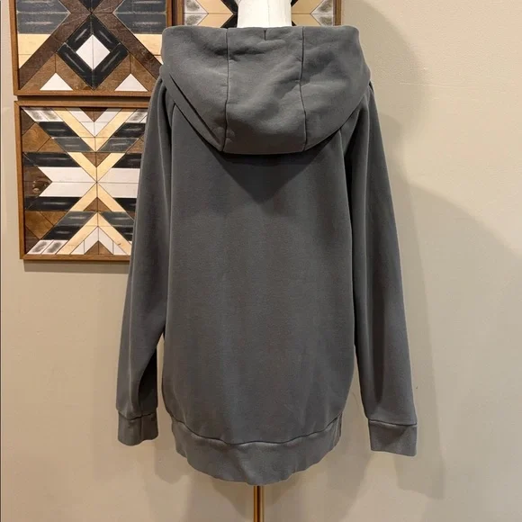 Vuori Restore Full Zip Hoodie in Dusty Pine Oversized Small - Picture 6 of 12
